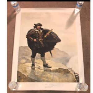 NC WYETH PRINT "CAPTAIN BILL BONES" 1971